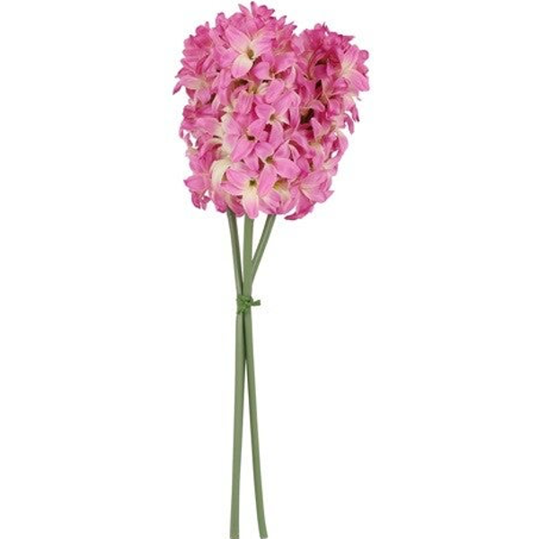 Zijdetak Hyacinth Roze set van 3