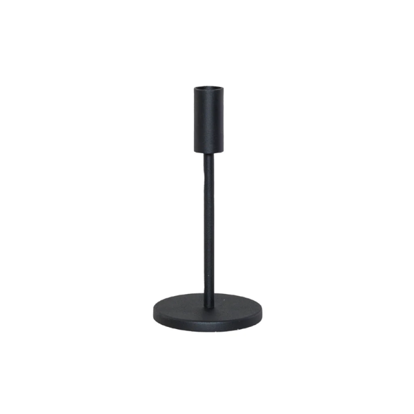 Still Collection - Kandelaar Ijzer Zwart - 22 cm