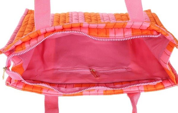 Strandtas La Riva Oranje Roze