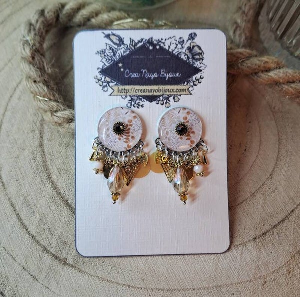 Les Boucles d'oreilles "Chonchon 🤎"