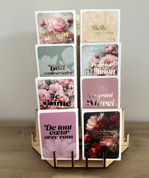 Carte à Thème - Collection Pivoine