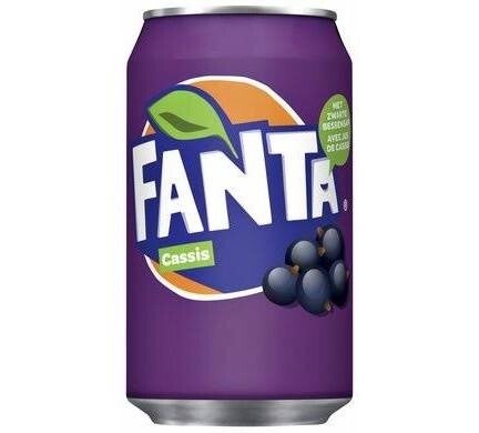 Fanta Cassis 33cl Blik