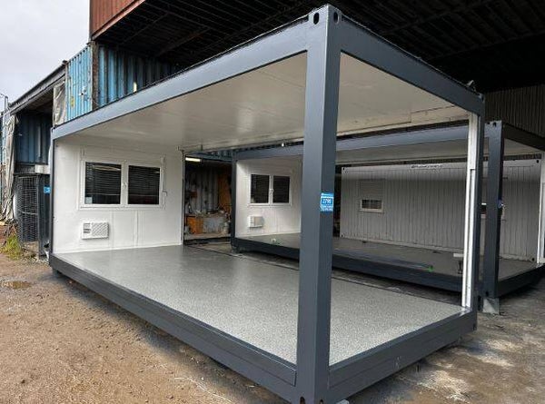 Estrutura de Aço 3 × 7,30 m para Contentor de Escritório, Habitação ou Módulo Pré-fabricado