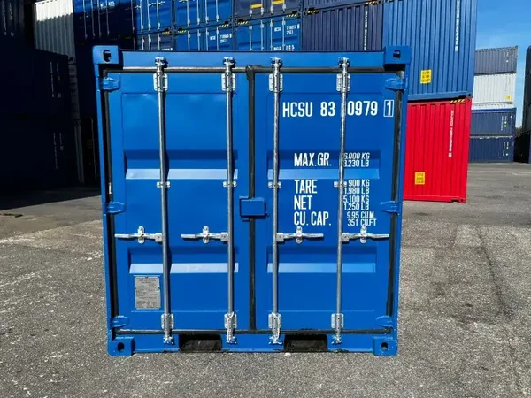 Contentor 8 Pés Novo Azul  Compacto, Robusto e Versátil