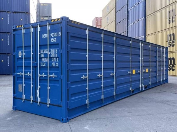🟩  Contentor Marítimo 40’ High Cube com Porta Lateral (40HC Open Side Door)