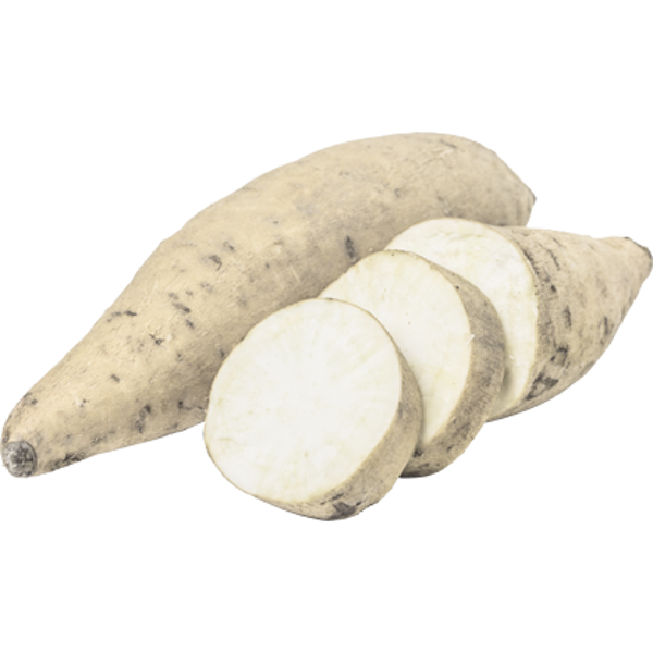 Zoete aardappelen wit