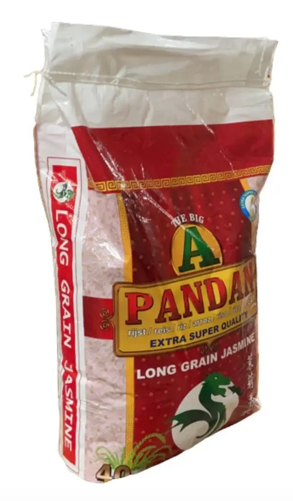 The Big A Pandan Extra Super Quality rijst 40 Lbs