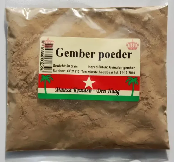 Maussi kruiden - gember poeder 50g