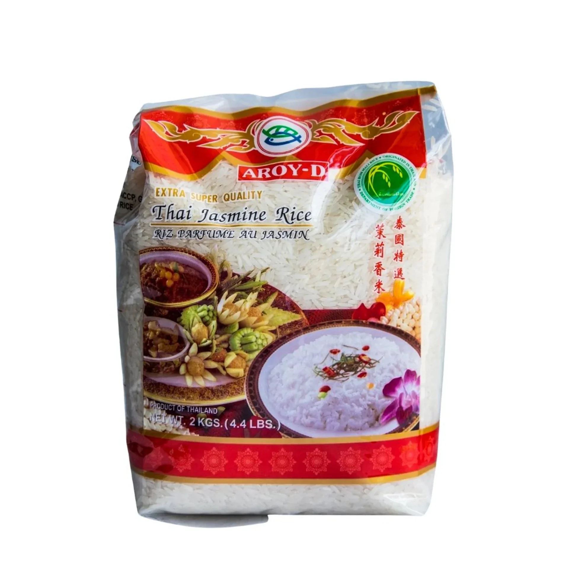 Aroy - D Thai Jasmine rice 2kg