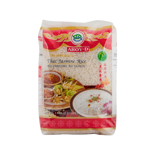 Aroy - D Thai Jasmine Rice 1kg