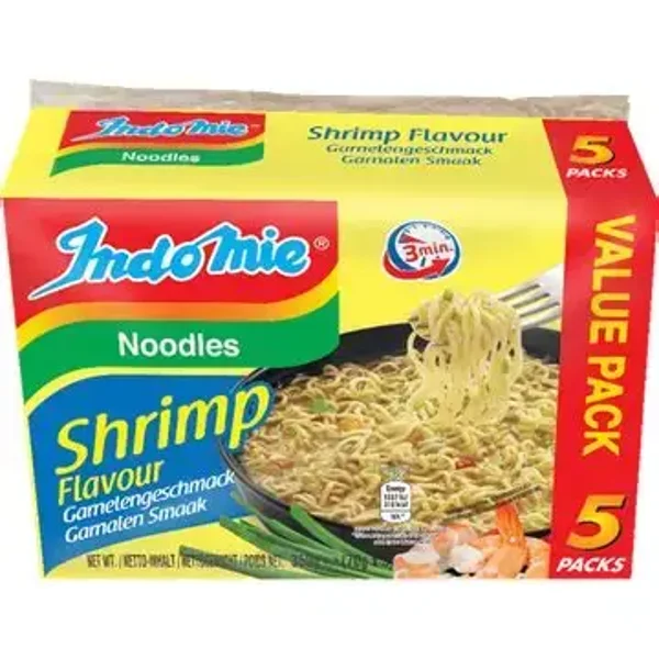 Indomie noodles - shrimp flavour 5 packs