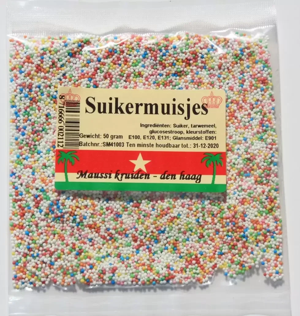 Maussi kruiden - Suiker muisjes 50g
