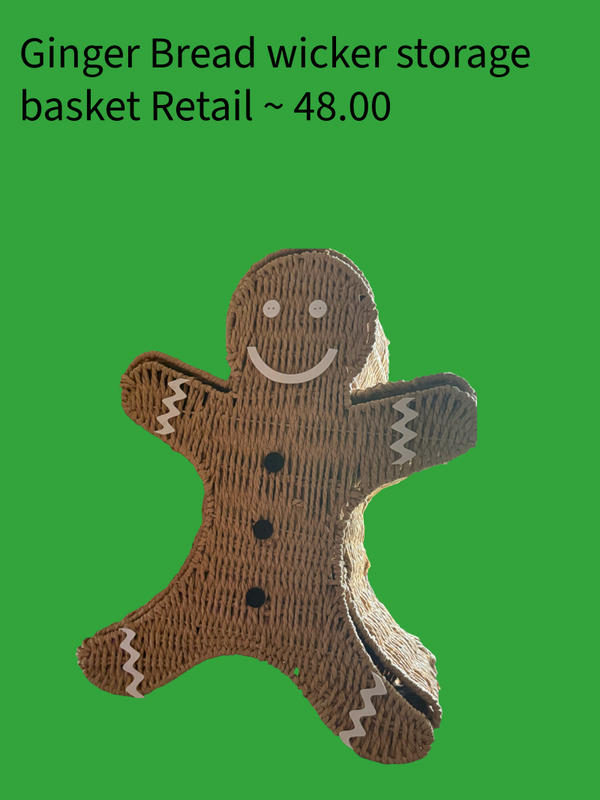 Wicker Ginger Bread Storage