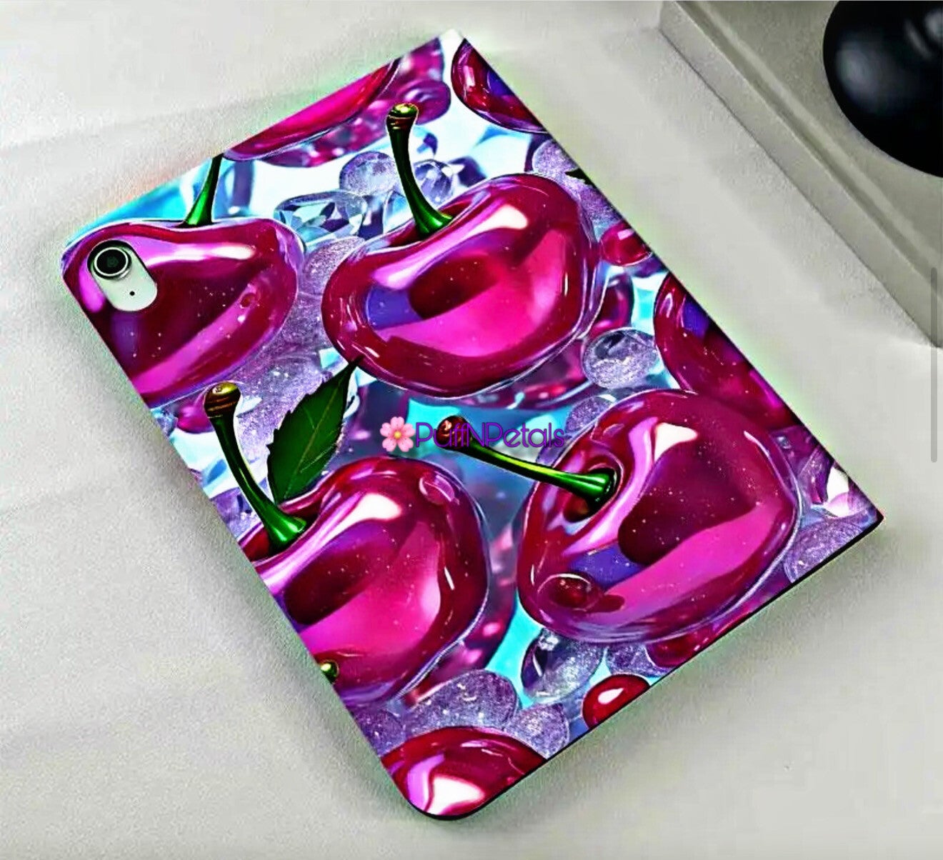 🌸 Shiny Cherry Tablet Case
