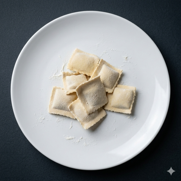 Ravioli di Borragine & Carne