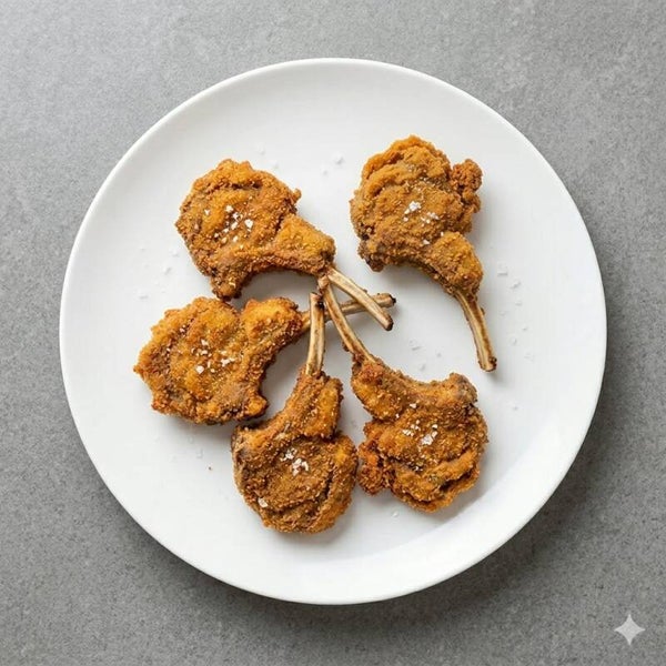 Costine di Agnello Impanate
