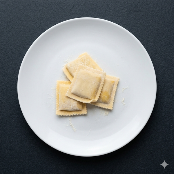 Ravioli con Gorgonzola & Noci