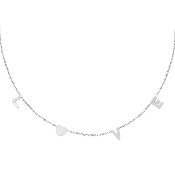 Ketting LOVE - Zilver
