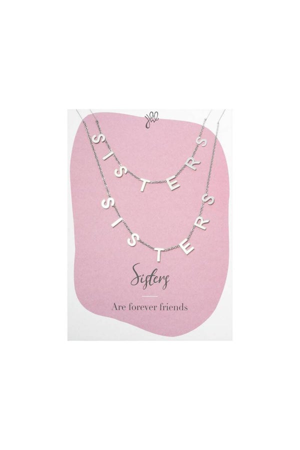 Ketting Sisters - Zilver