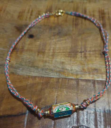 Ketting Kleurrijke Kraal - Oog