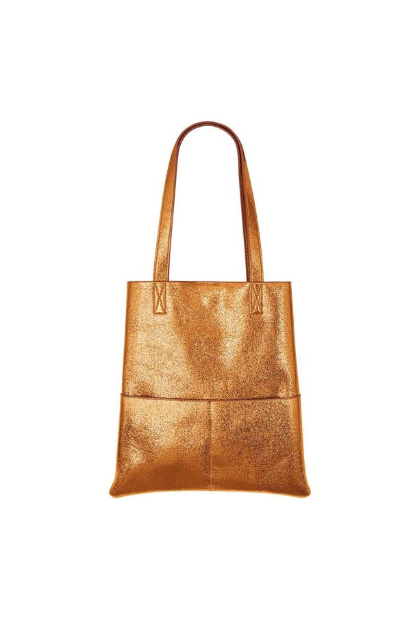 Metallic Shopper - Oranje