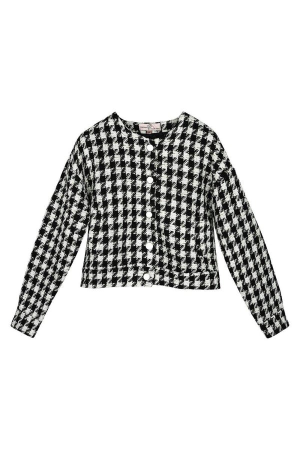 Jasje met print - Zwart/Wit