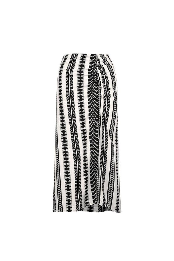 Maxi rok - Zwart/Wit
