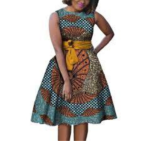 Robe Wax Moderne – Femme – Taille S à XL