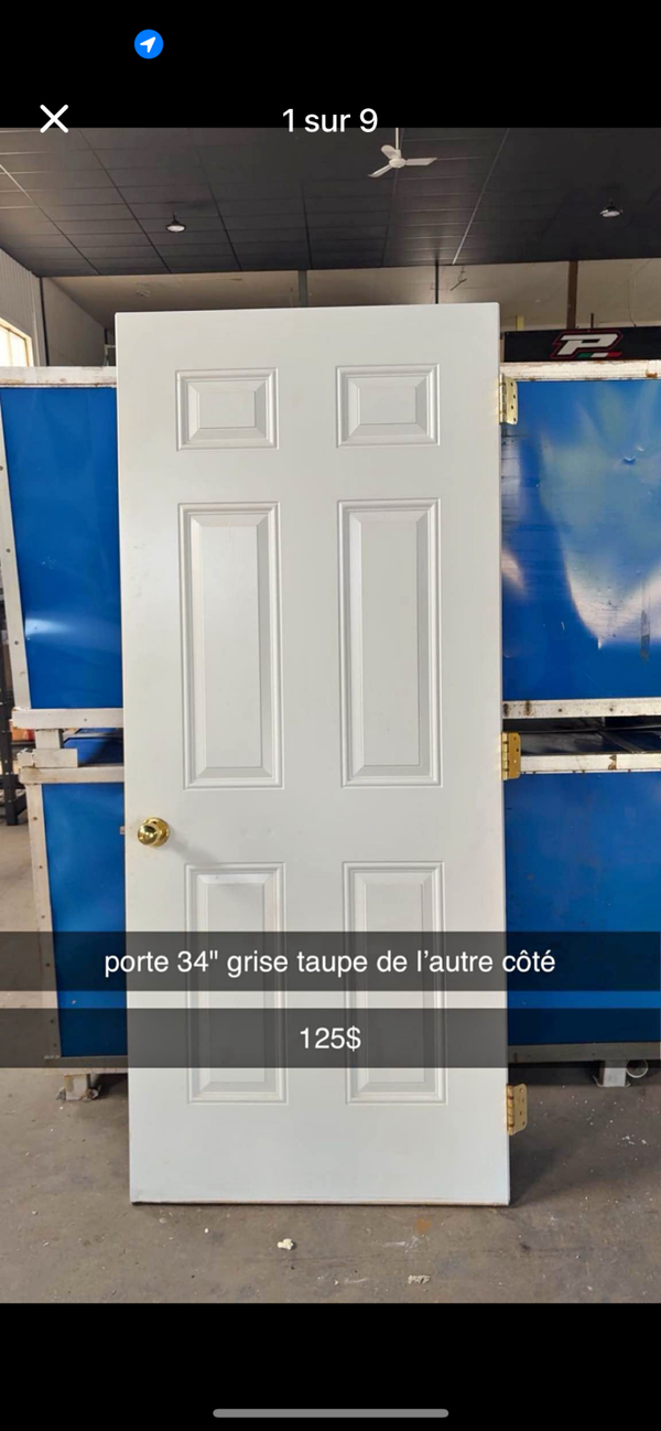 Plusieur portes 30,32,34,36 sans cadre