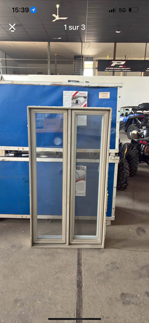 33x62 à bâtant