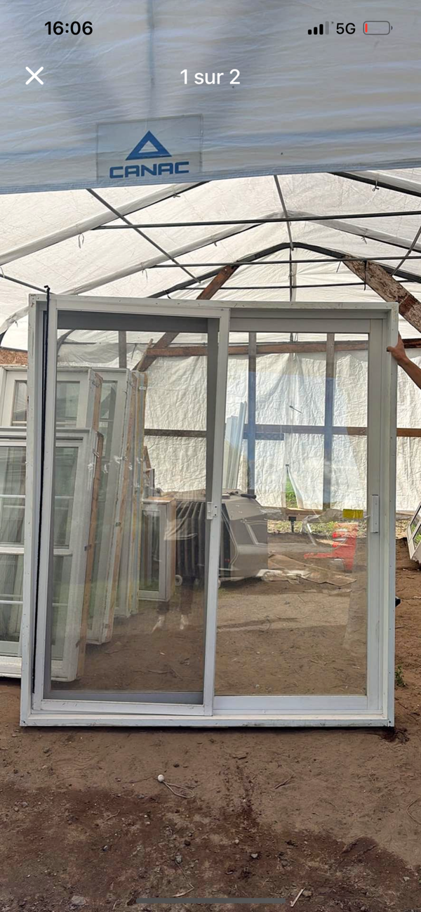 Porte patio 6 pied