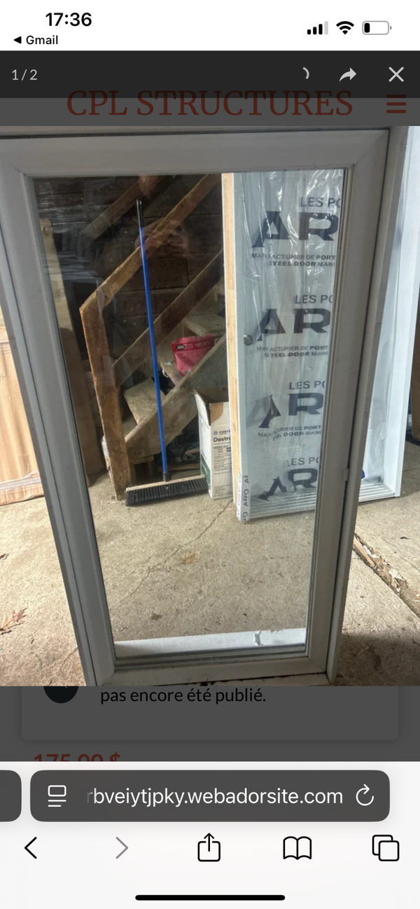31 1/2x63h à bâtant