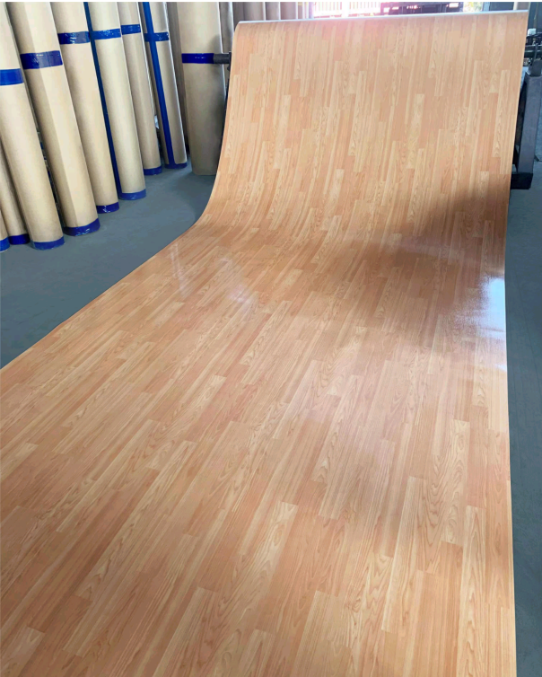 maple grain PVC vinyl flooring
