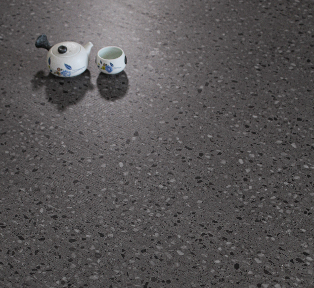 dark grey or charcoal terrazzo aesthetic style code HY8923