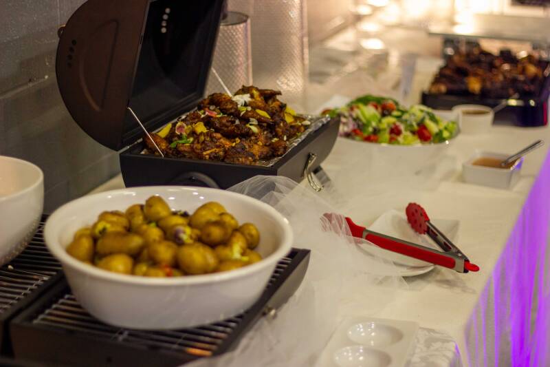 Simple Buffet Set up