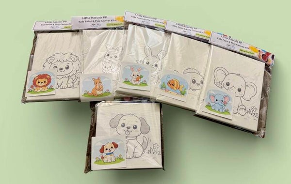 Kids Paint & Play Canvas Kits