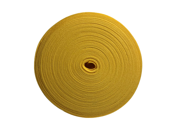 Biaisband Geel - Katoen 20mm - rol van 20 meter