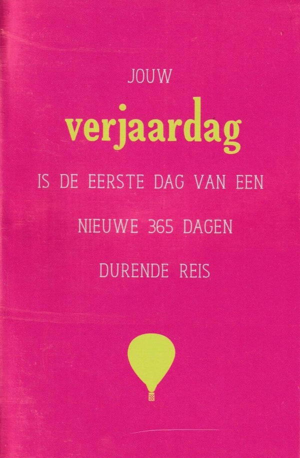 Verjaardagskaart + Envelop