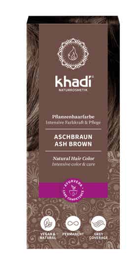 Khadi ash brown natuurlijke haarkleuring 100g