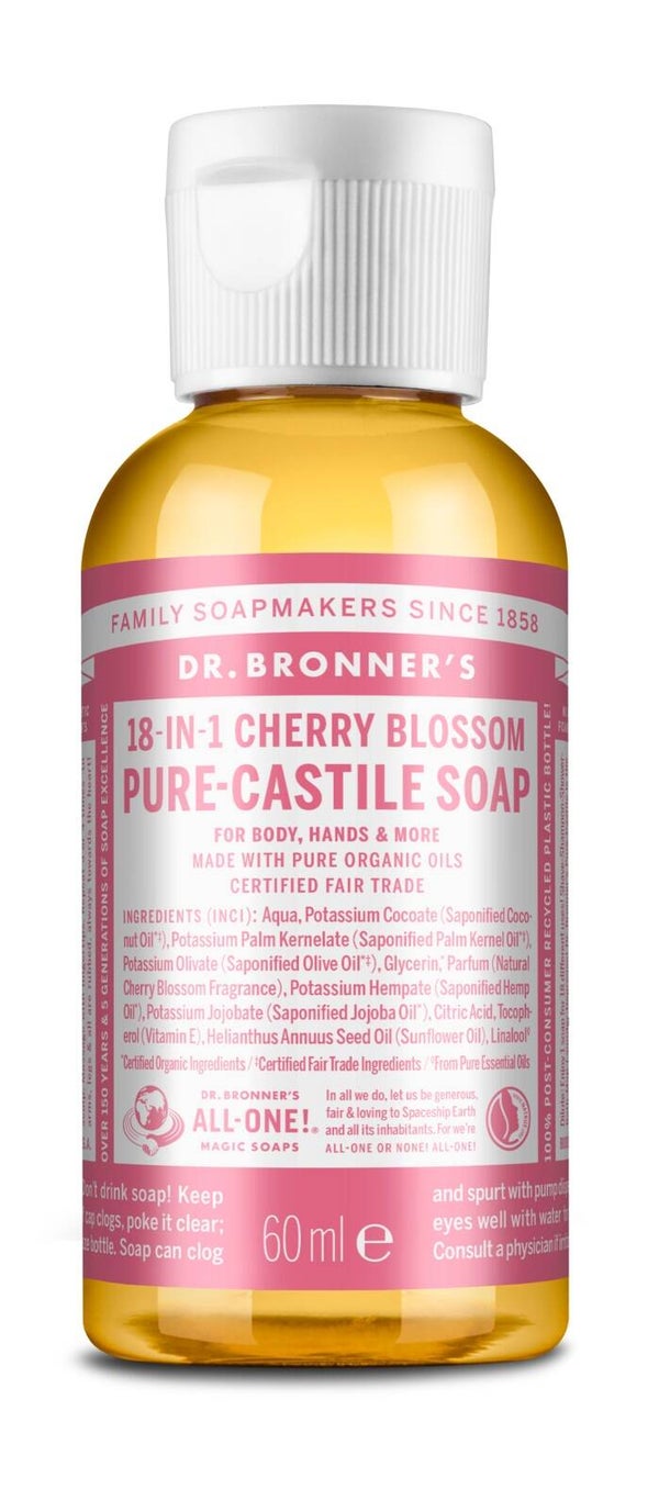 Dr Bronners Liquid Soap cherry blossom