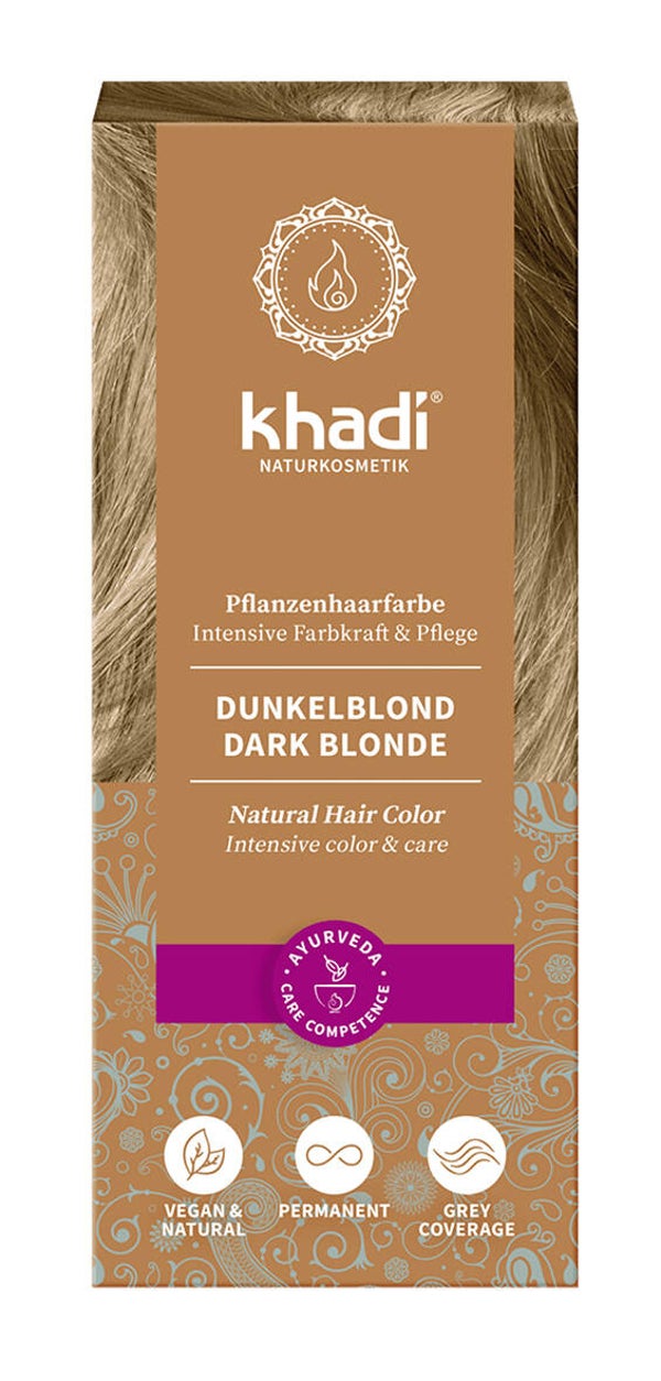 Khadi dark blond natuurlijke haarkleuring 100g