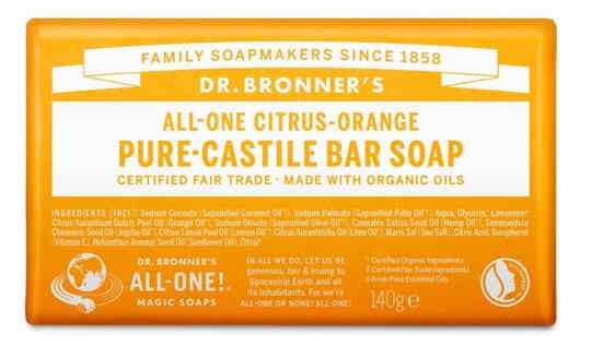 Dr Bronners Barsoap citrus & orange 140g