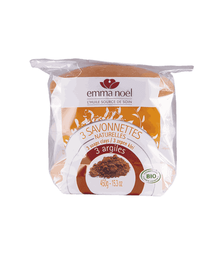 Emma Noel 3-klei zeep bio 3 x 150g