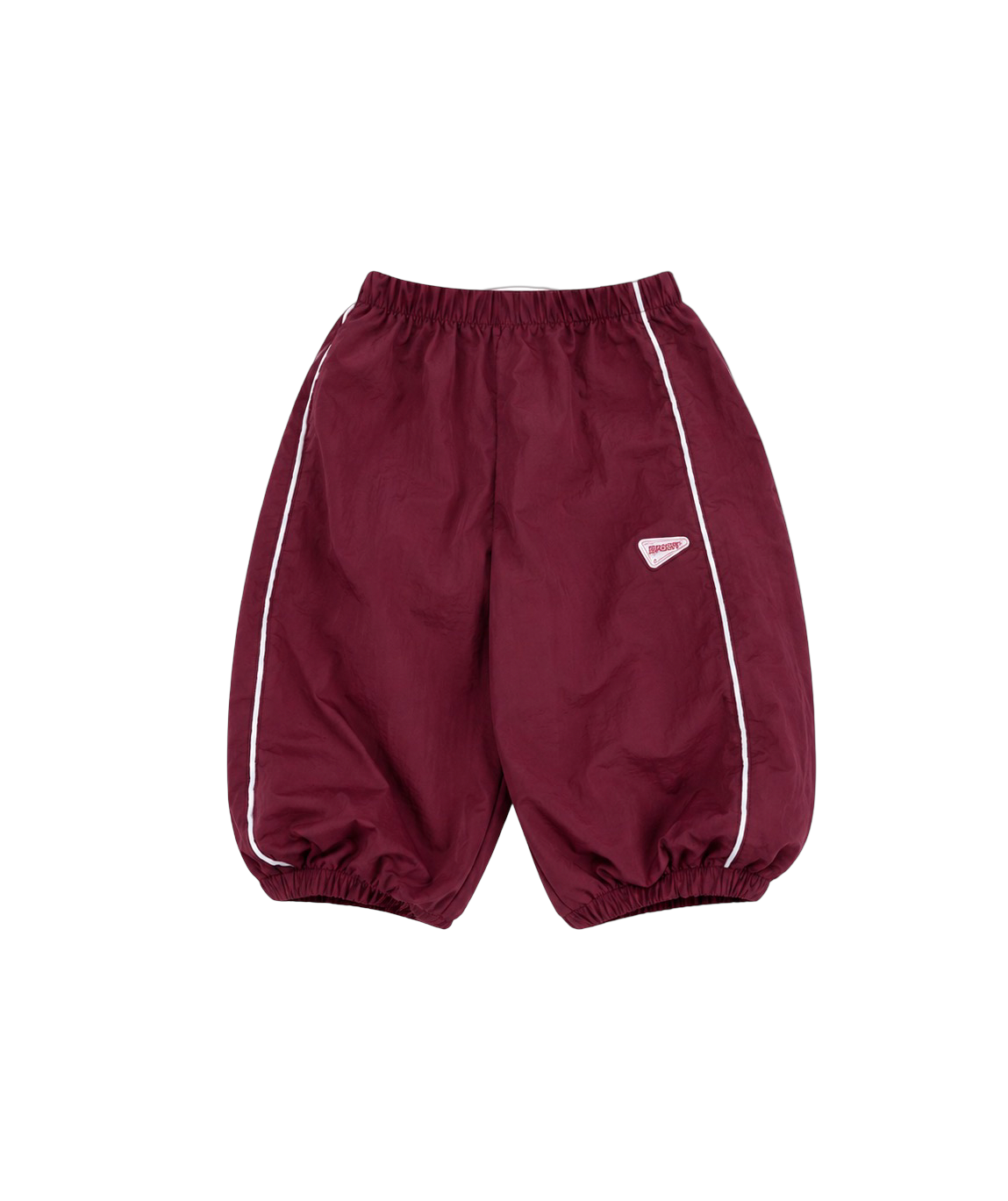 Parachute pants wine red