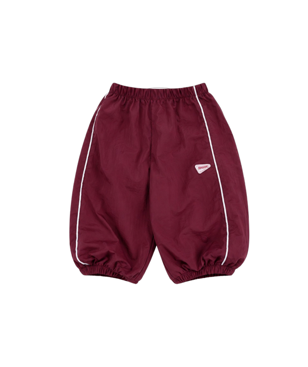 Parachute pants wine red