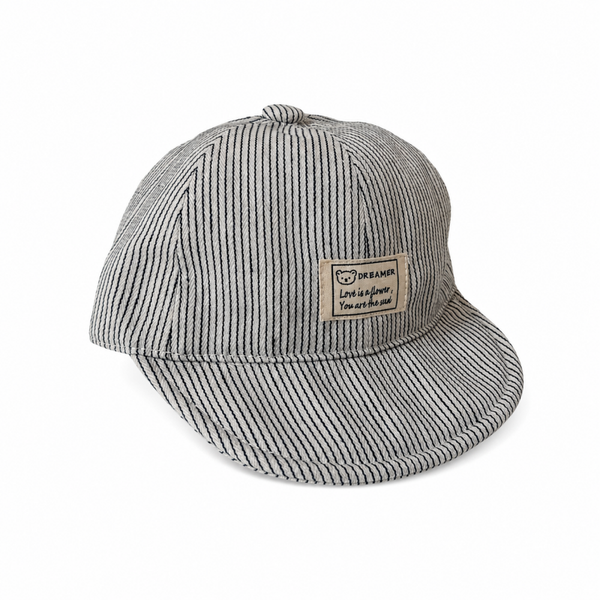 Stripe cap Cremé