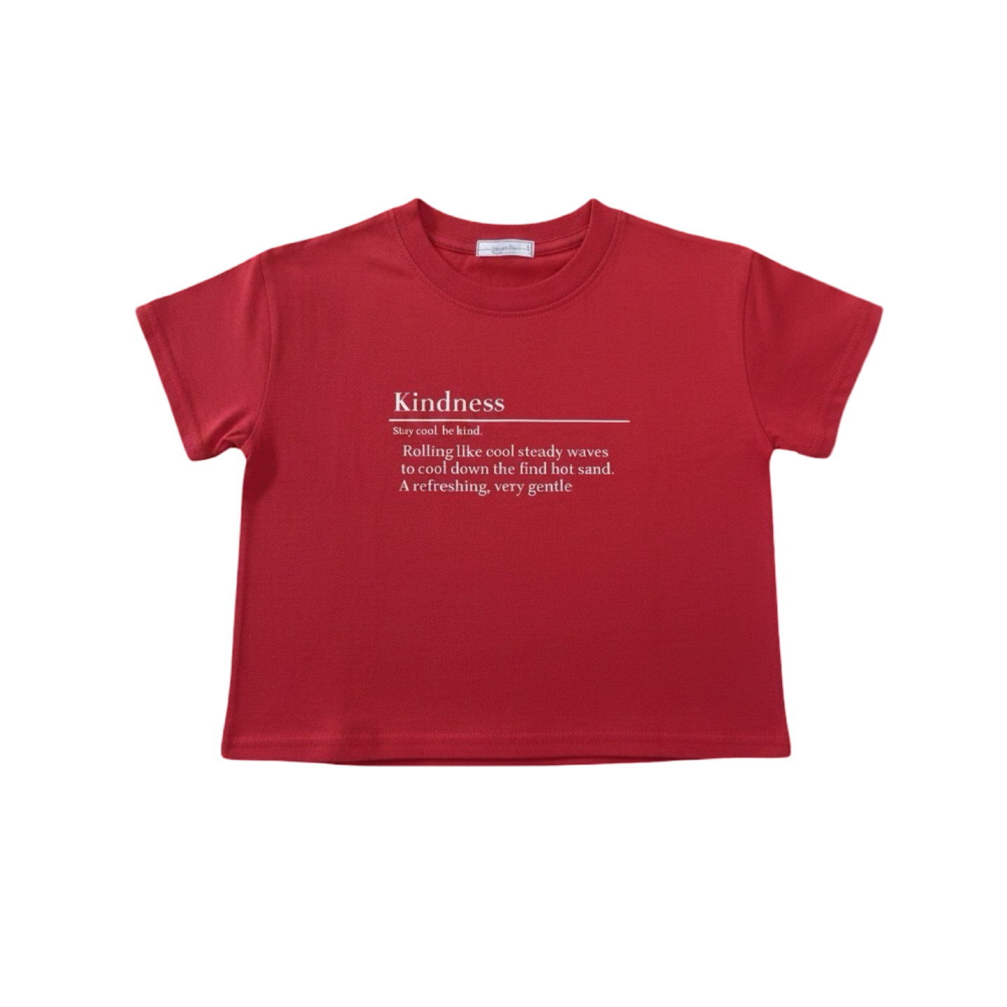 Kindness tee red