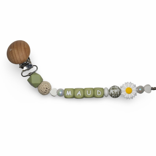 Speenkoord met naam || Green Flower