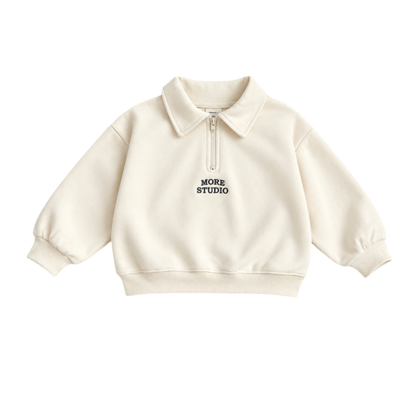 PRE-ORDER Studio zipped sweater