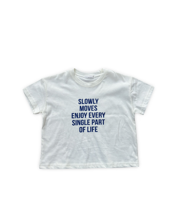 Enjoy tee white